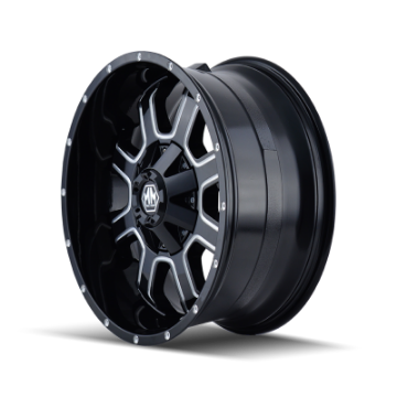 Picture of Mayhem 8103 Fierce 20x9 - 6x135 BP - 0mm Offset - 106mm Hub Black w- Milled Spokes Wheel