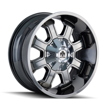Picture of Mayhem 8103 Fierce 20x10 - 8x180 BP - -19mm Offset - 124-1mm Hub Chrome Wheel