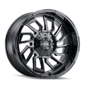 Picture of Mayhem 8111 Flywheel 20x10 - 5x127 BP - -19mm Offset - 87-1mm Hub Black w- Milled Spokes Wheel