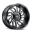 Picture of Mayhem 8111 Flywheel 20x9 - 5x127 BP - 0mm Offset - 87-1mm Hub Black w- Milled Spokes Wheel