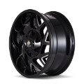 Picture of Mayhem 8106 Hatchet 20x10 - 6x135 BP - -19mm Offset - 106mm Hub Black w- Milled Spokes Wheel