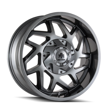 Picture of Mayhem 8106 Hatchet 20x9 - 6x135 BP - 18mm Offset - 106mm Hub Gloss Gunmetal w- Black Wheel