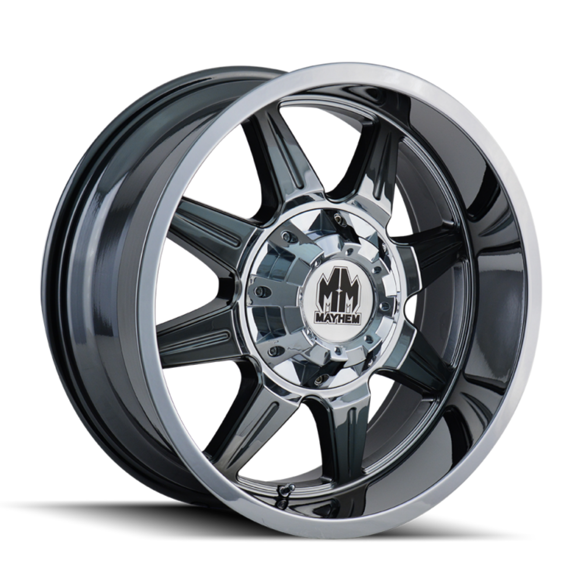 Picture of Mayhem 8100 Monstir 20x10 - 6x135 BP - -12mm Offset - 106mm Hub Chrome Wheel
