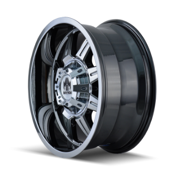 Picture of Mayhem 8100 Monstir 20x10 - 5x127 BP - -12mm Offset - 87mm Hub Chrome Wheel
