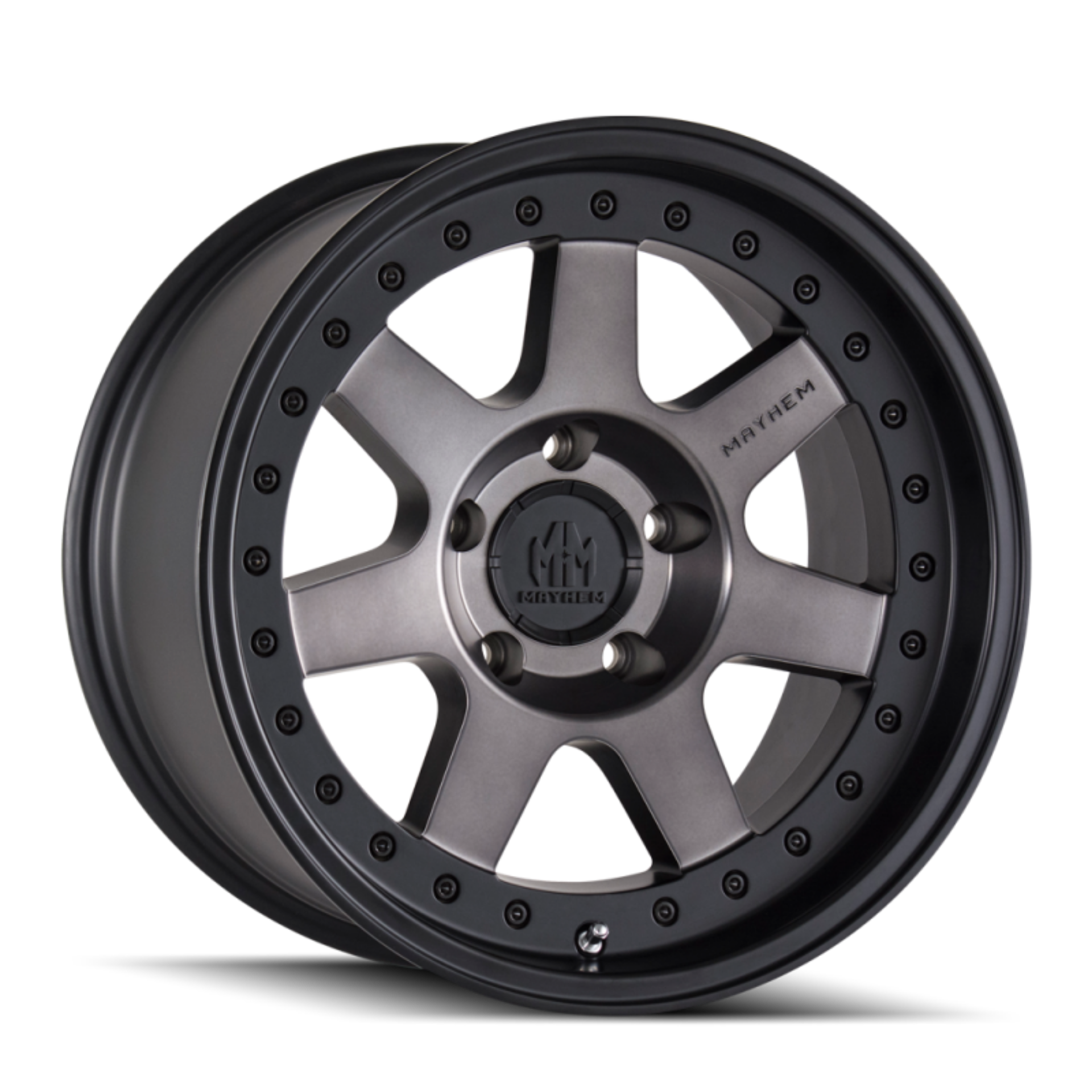 Picture of Mayhem 8300 Prodigy 18x9 - 8x180 BP - 0mm Offset - 124-1mm Hub Matte Black w- Dark Tint Wheel