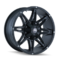 Picture of Mayhem 8090 Rampage 20x9 - 5x127 BP - 0mm Offset - 87mm Hub Matte Black Wheel