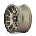 Picture of Mayhem 8302 Scout 17x8-5 - 5x127 BP - 0mm Offset - 78-1mm Hub Matte Gold w- Matte Black Lip Wheel