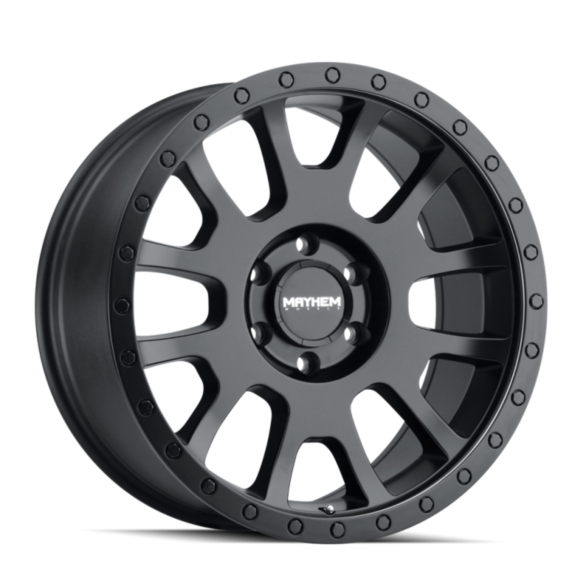 Picture of Mayhem 8302 Scout 17x8-5 - 6x139-7 BP - -5mm Offset - 106mm Hub Matte Black Wheel
