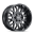 Picture of Mayhem 8110 Tripwire 20x9 - 8x165-1 BP - 18mm Offset - 130-8mm Hub Black w- Milled Spokes Wheel