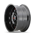 Picture of Mayhem 8110 Tripwire 20x9 - 5x150 BP - 0mm Offset - 110mm Hub Black w- Prism Red Wheel