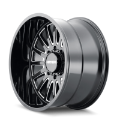 Picture of Mayhem 8114 Utopia 22x12 - 8x165-1 BP - -44mm Offset - 125-2mm Hub Black w- Milled Spokes Wheel