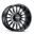 Picture of Mayhem 8114 Utopia 22x12 - 6x139-7 BP - -44mm Offset - 106mm Hub Black w- Milled Spokes Wheel