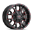 Picture of Mayhem 8015 Warrior 20x9 - 8x165-1 BP - 0mm Offset - 130-8mm Hub Black w- Prism Red Wheel