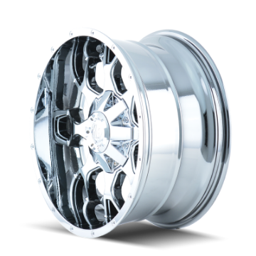 Picture of Mayhem 8015 Warrior 20x9 - 8x180 BP - 18mm Offset - 124-1mm Hub Chrome Wheel