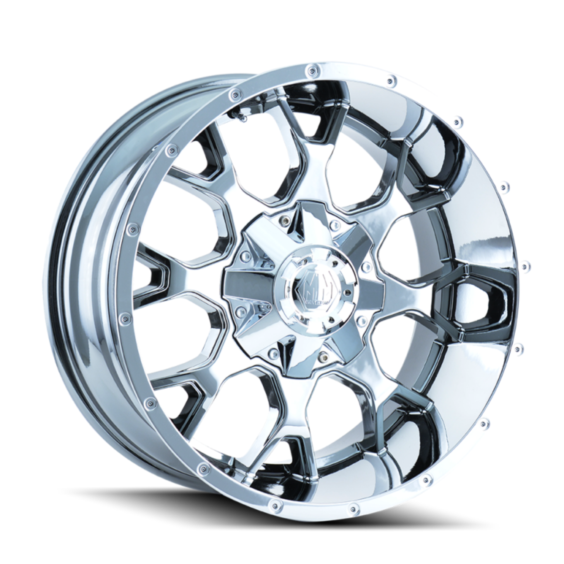 Picture of Mayhem 8015 Warrior 18x9 - 5x114-3 BP - 18mm Offset - 87mm Hub Chrome Wheel