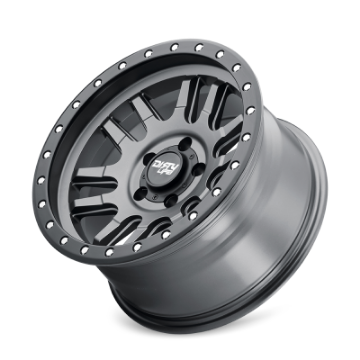Picture of Dirty Life 9309 Canyon Pro 17x9-5x139-7 BP-0mm Offset-108-1mm Hub Satin Graphite Wheel - Beadlock