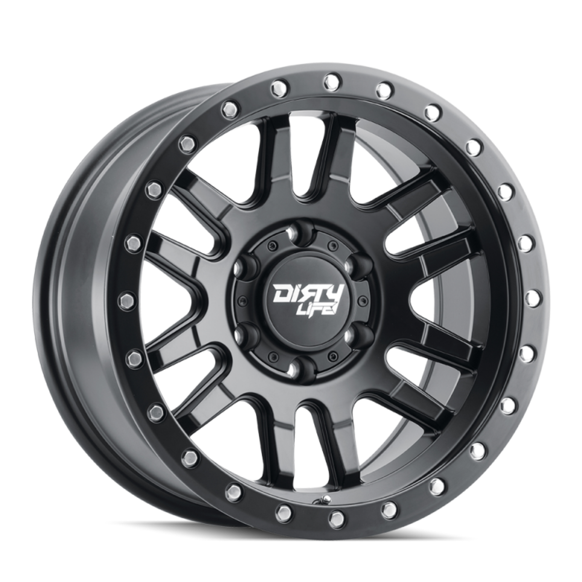 Picture of Dirty Life 9309 Canyon Pro 17x9-5x139-7 BP-0mm Offset-108-1mm Hub Matte Black Wheel - Beadlock