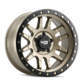 Picture of Dirty Life 9309 Canyon Pro 17x9-5x127 BP--12mm Offset-71-5mm Hub Satin Gold Wheel - Beadlock