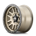 Picture of Dirty Life 9309 Canyon Pro 17x9-5x127 BP--12mm Offset-71-5mm Hub Satin Gold Wheel - Beadlock