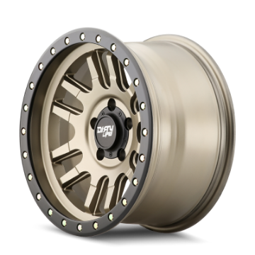 Picture of Dirty Life 9309 Canyon Pro 17x9-5x150 BP-0mm Offset-110mm Hub Satin Gold Wheel - Beadlock