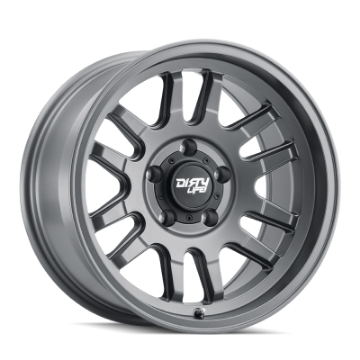 Picture of Dirty Life 9310 Canyon 17x9 - 5x127 BP - -12mm Offset - 71-5mm Hub Satin Graphite Wheel