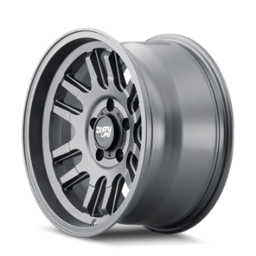 Picture of Dirty Life 9310 Canyon 17x9 - 5x127 BP - -12mm Offset - 71-5mm Hub Satin Graphite Wheel
