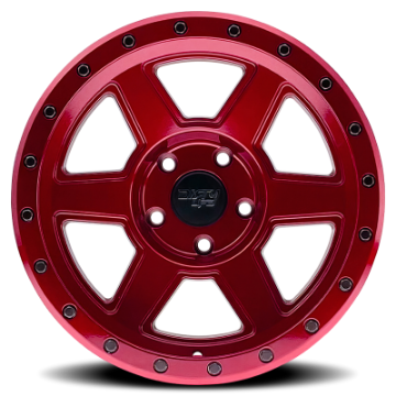 Picture of Dirty Life 9315 Compound 17x9 - 5x139-7 BP - -12mm Offset - 108mm Hub Crimson Candy Red Wheel