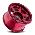 Picture of Dirty Life 9315 Compound 17x9 - 5x127 BP - -12mm Offset - 78-1mm Hub Crimson Candy Red Wheel