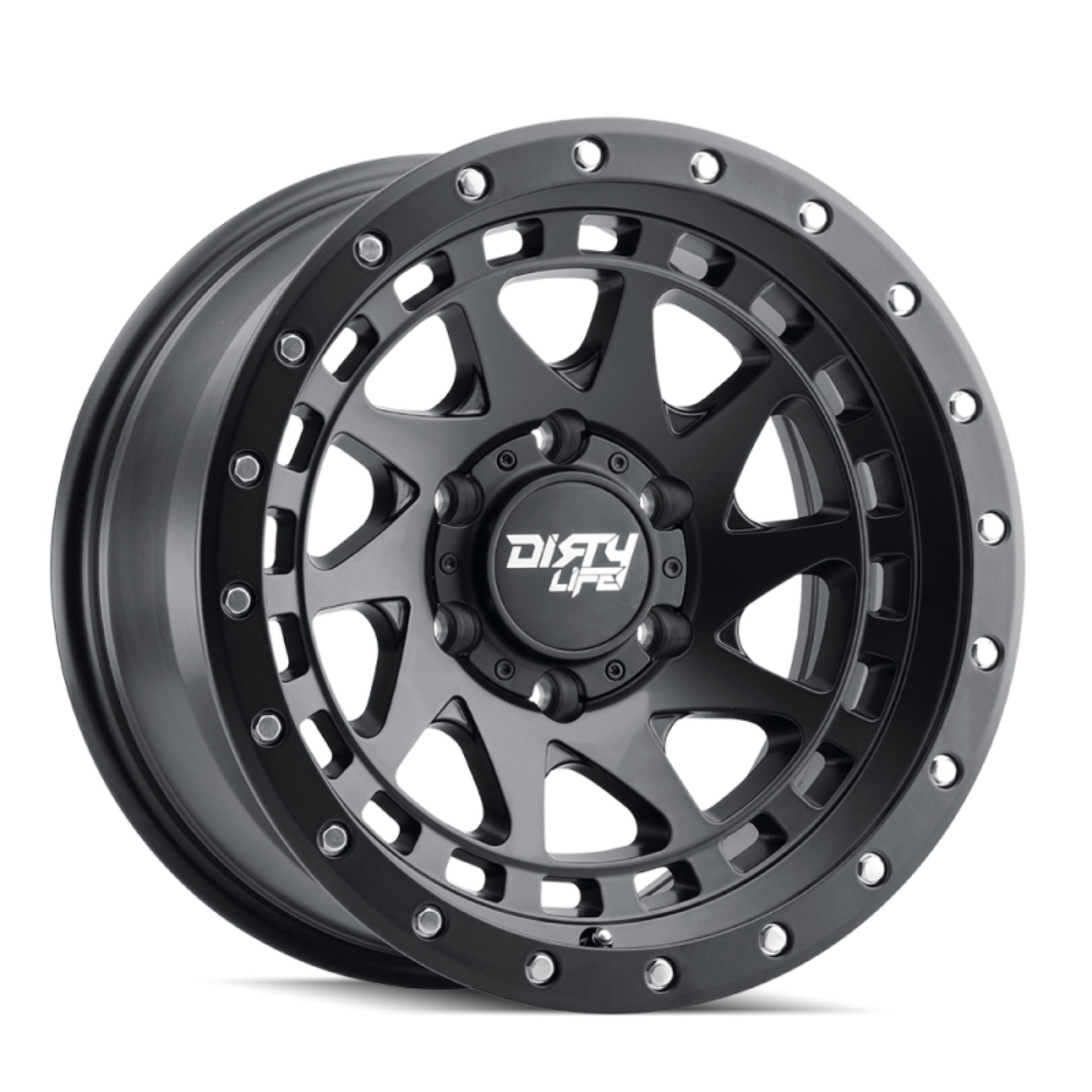 Picture of Dirty Life 9311 Enigma Pro 17x9-5x139-7 BP--38mm Offset-108-1mm Hub Matte Blk Wheel w-Simu- Ring
