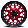 Picture of Dirty Life 9313 Enigma Race 17x9 - 6x139-7 BP - -12mm Offset - 106mm Hub Crimson Candy Red Wheel
