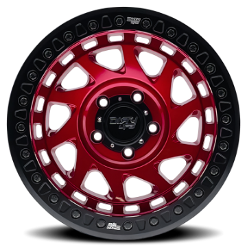 Picture of Dirty Life 9313 Enigma Race 17x9 - 6x139-7 BP - -38mm Offset - 106mm Hub Crimson Candy Red Wheel