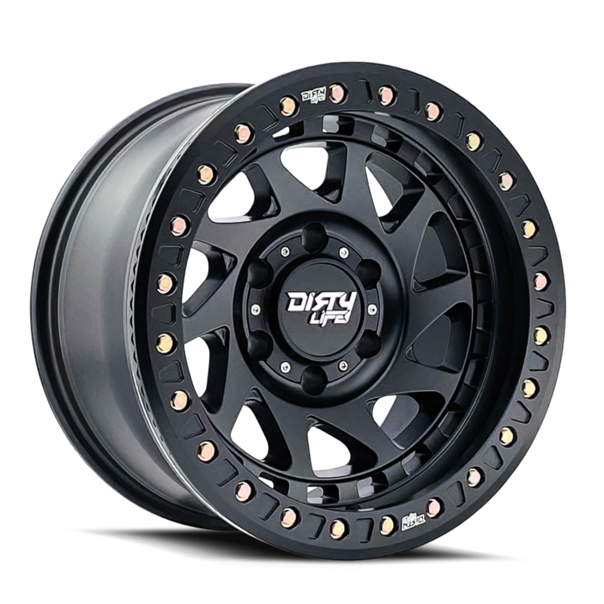 Picture of Dirty Life 9313 Enigma Race 17x9 - 6x139-7 BP - -38mm Offset - 106mm Hub Matte Black Wheel