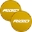 Picture of Rigid Industries 360-Series 6in Light Covers - Yellow Pair
