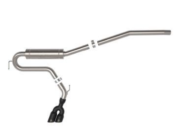 Picture of aFe Rebel Series 2-5in 409 SS Cat-Back Exhaust w- Black Tip 2022 Ford Maverick