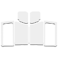 Picture of DEI 18-23 Jeep Wrangler JL 2-Door Boom Mat Complete Headliner Kit - 7 Piece - Gray