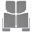 Picture of DEI 20-22 Jeep Gladiator JT 4-Door Boom Mat Complete Headliner Kit - 7 Piece - Gray Leather Look