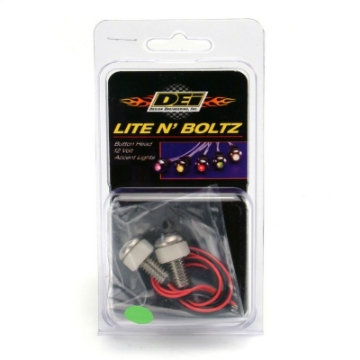 Picture of DEI LED Lighted Button Head Bolts Universal Accent Lighting - 2-pack - Green