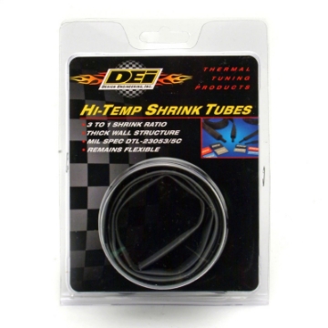 Picture of DEI Hi-Temp Shrink Tube Kit - 9-12-18-24mm x 2ft - Black