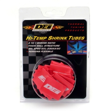 Picture of DEI Hi-Temp Shrink Tube 12mm x 1-5in - Red