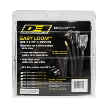 Picture of DEI Split Wire Sleeve Easy Loom 19mm-3-4in x 10 Black