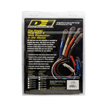 Picture of DEI Protect-A-Boot and Wire 4 Cylinder Kit - Red