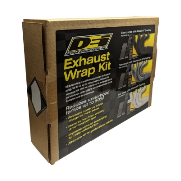 Picture of DEI Exhaust Wrap Kit - Tan Wrap & Aluminum HT Silicone Coating Aerosol