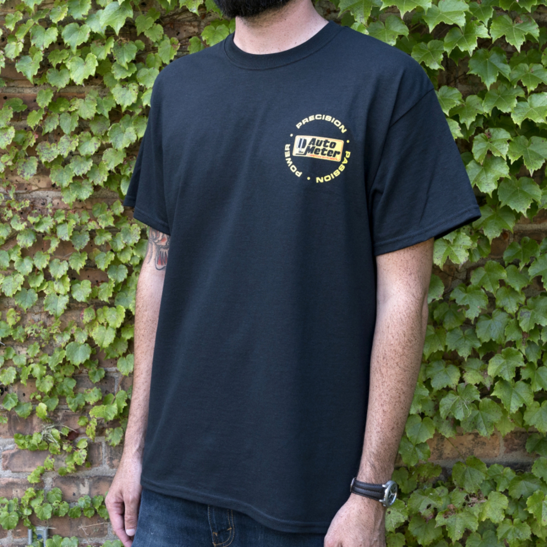 Picture of Autometer Black Competition Instruments T-Shirt - XXL