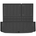 Picture of Husky Liners 2022 Nissan Pathfinder Folds Up-Down w-3rd Row WeatherBeater Cargo Liner - Blk