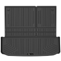 Picture of Husky Liners 2022 Nissan Pathfinder Folds Up-Down w-3rd Row WeatherBeater Cargo Liner - Blk
