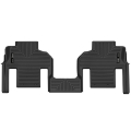 Picture of Husky Liners 2022 Jeep Wagoneer w-2nd Row Bucket Seats X-Act Contour Floor Liners 2nd Seat - Blk
