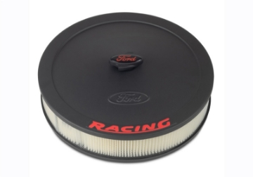 Picture of Ford Racing Air Cleaner Kit - Black Crinkle Finish w- Red Emblem