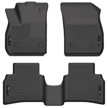 Picture of Husky Liners 21-22 Buick Envision Weatherbeater Black Front & 2nd Seat Floor Liners