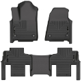 Picture of Husky Liners 2022 Jeep Grand Wagoneer Weatherbeater Black Front & 2nd Seat Floor Liners