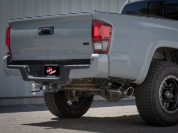 Picture of aFe 16-22 Toyota Tacoma Apollo GT Series 2-5in- - 3in- 409 SS Cat-Back Exhaust System w- Black Tip